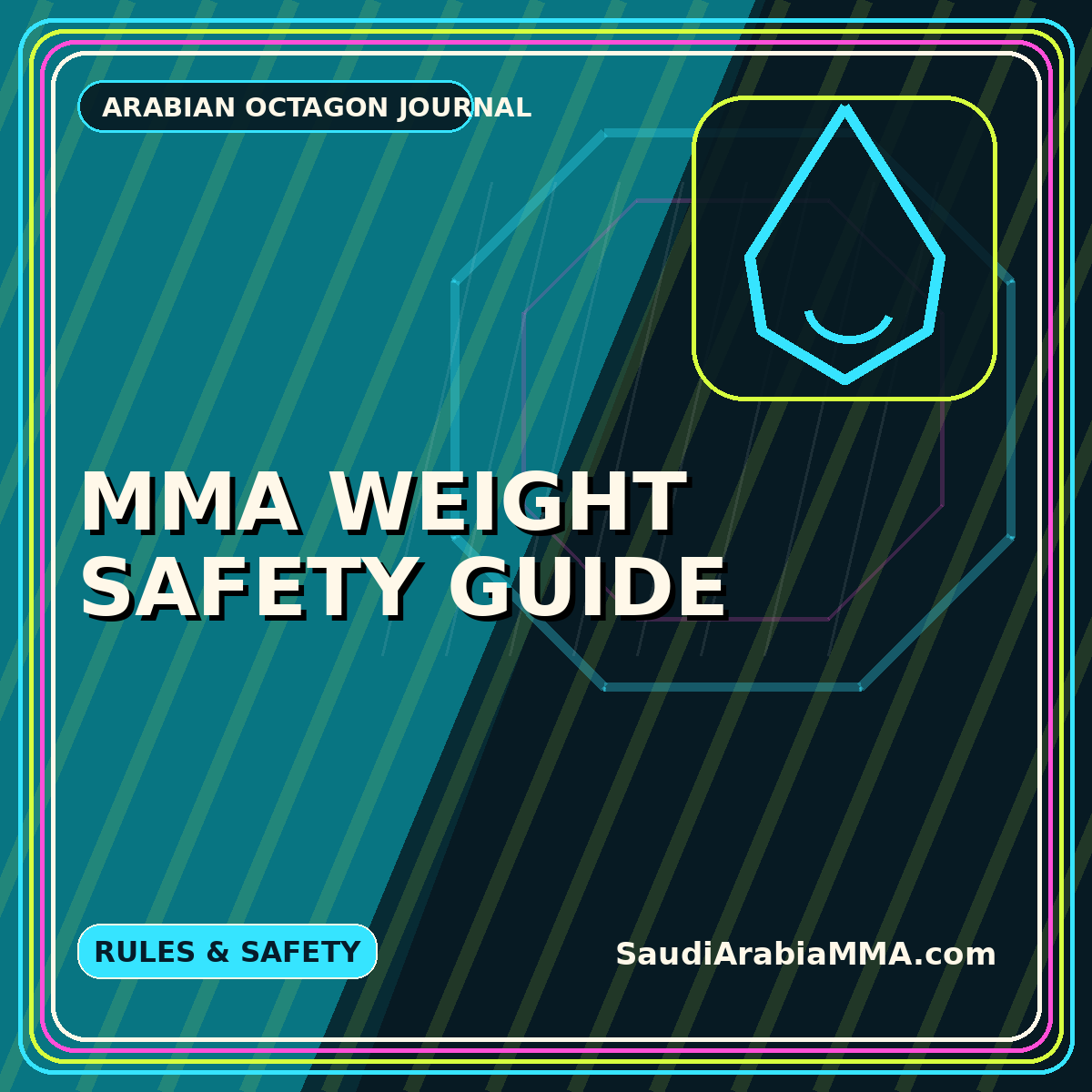 MMA Weight Safety Guide featured typography graphic